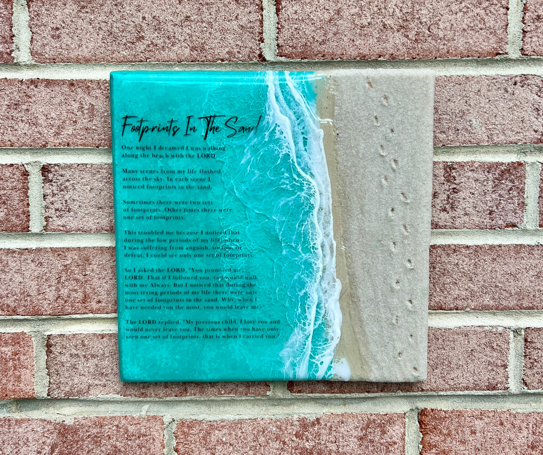 Footprints in the Sand | 10x10