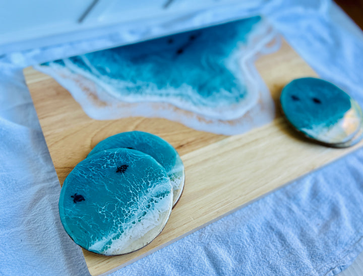 Resin Turtle Charcuterie Board | Cutting Board