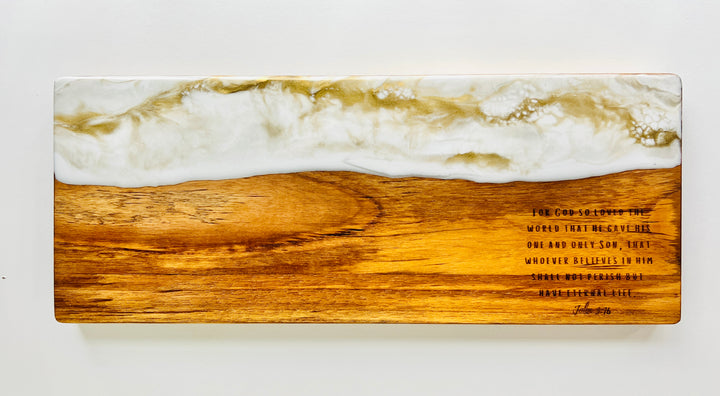 Personalized Resin Serving Board | Charcuterie Board