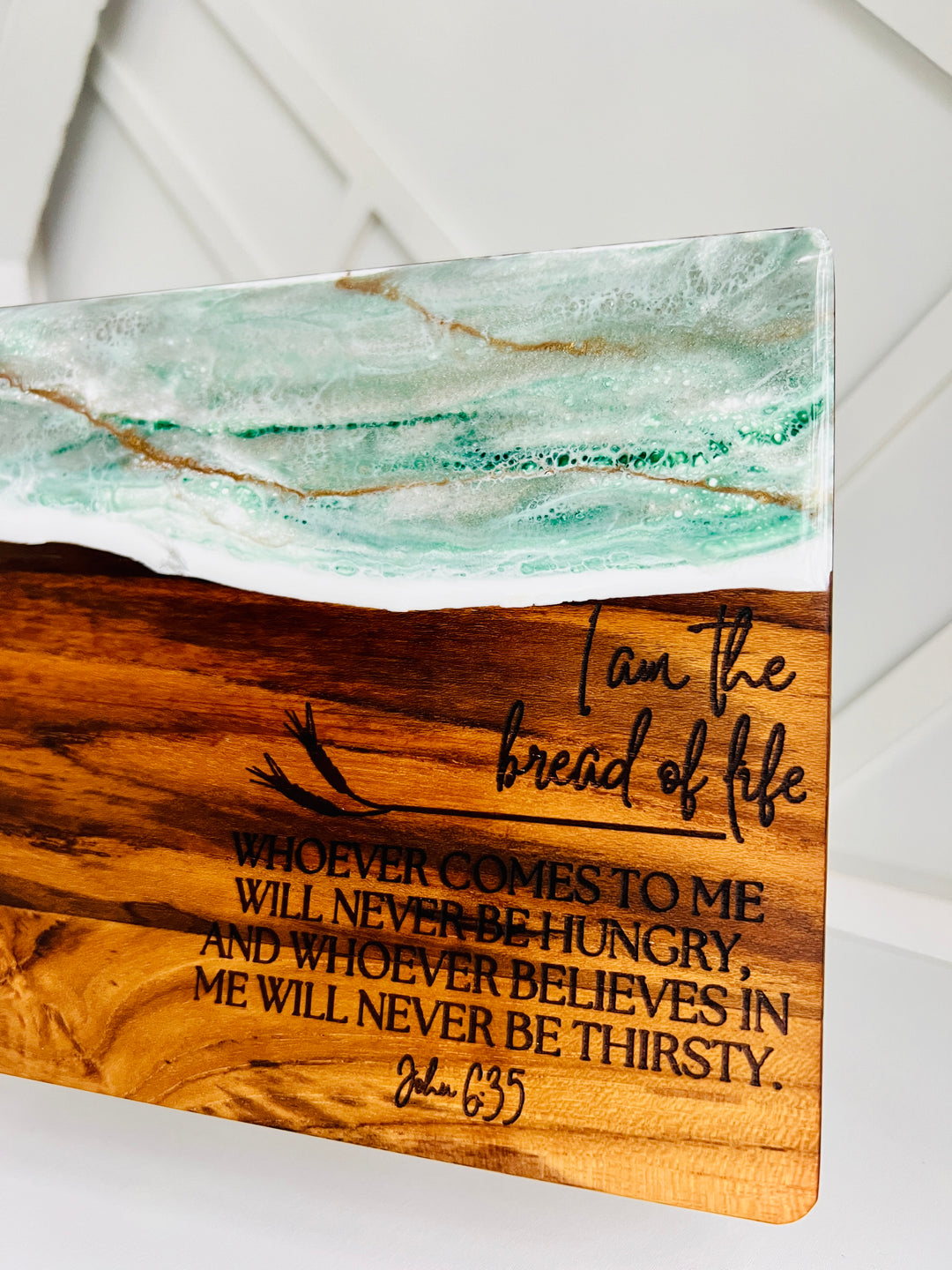 Personalized Resin Serving Board | Charcuterie Board