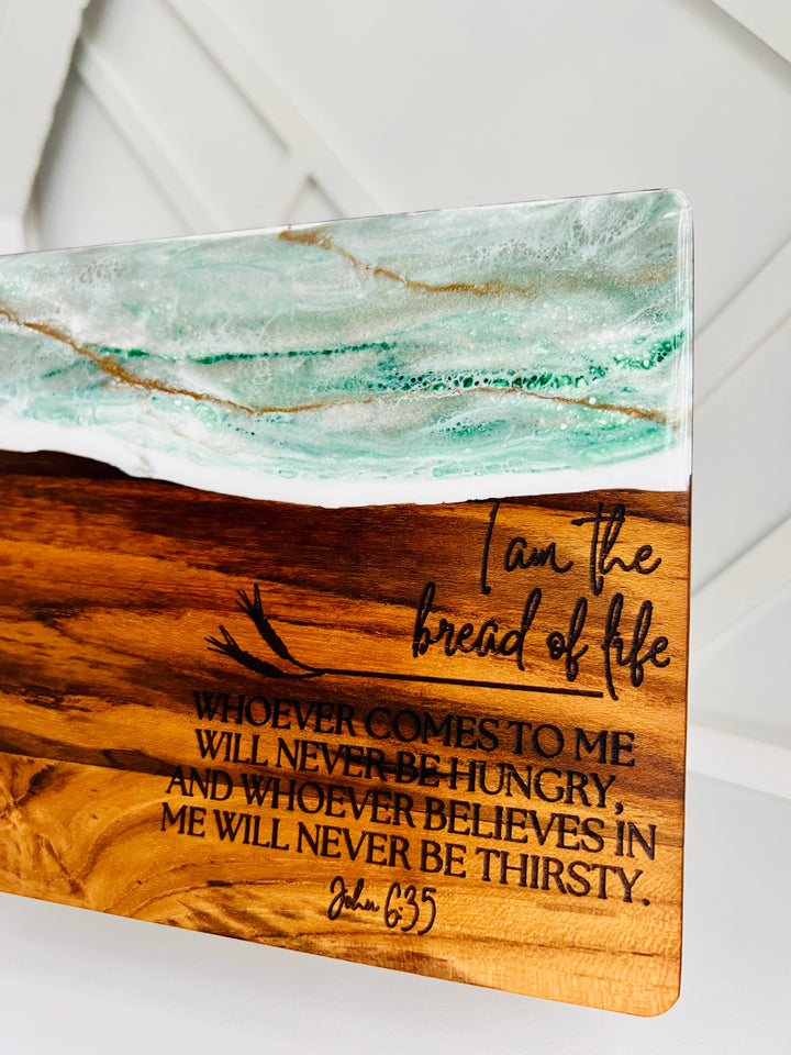 Personalized Resin Serving Board | Charcuterie Board