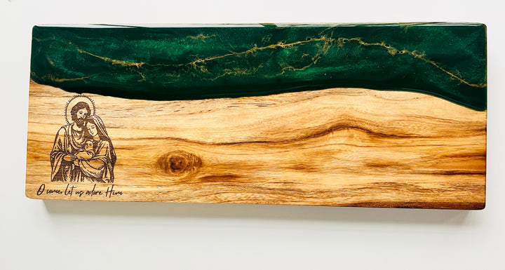 Personalized Resin Serving Board | Charcuterie Board