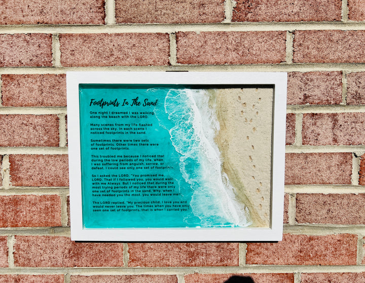 Footprints In The Sand | Custom Sizes