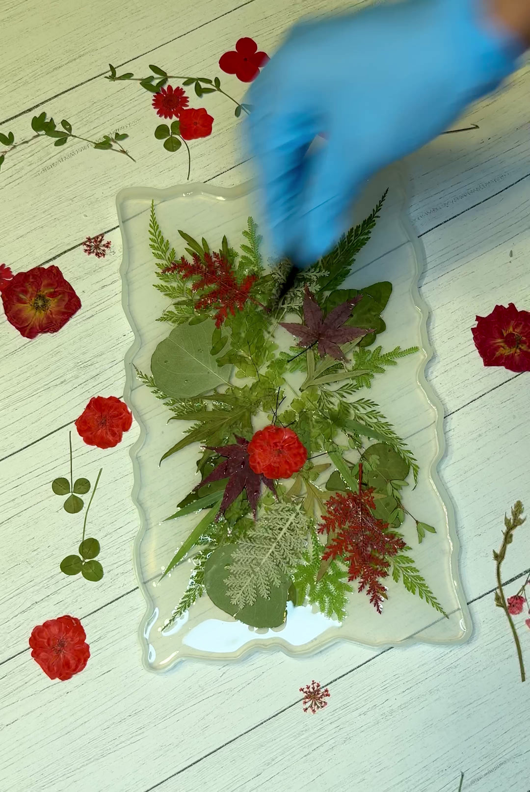 DIY Pressed-Flower Resin Tray Kit