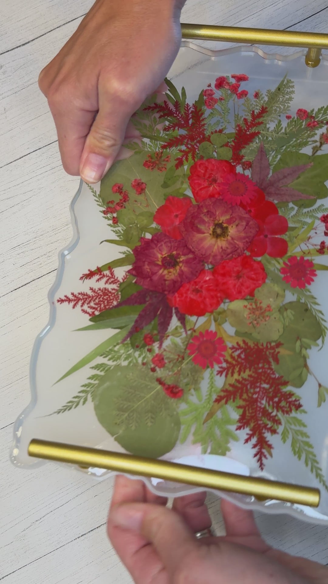 DIY Pressed-Flower Resin Tray Kit