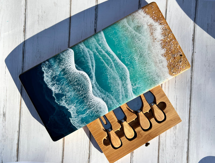 Full Ocean | Resin Charcuterie Board | Custom